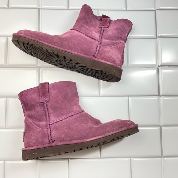 UGG Unlined Classic Mini PURPLE Treadlite BOOTS - Picture 4 of 14